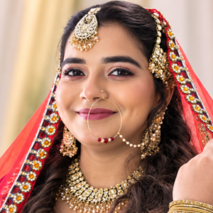 North Indian bridal makeup and styling by FIA BEAUTÉ