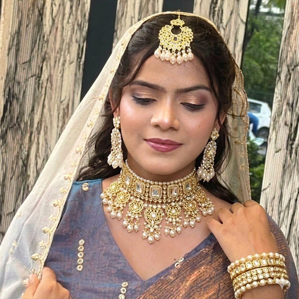 Muslim bridal makeup and hairstyling by FIA BEAUTÉ